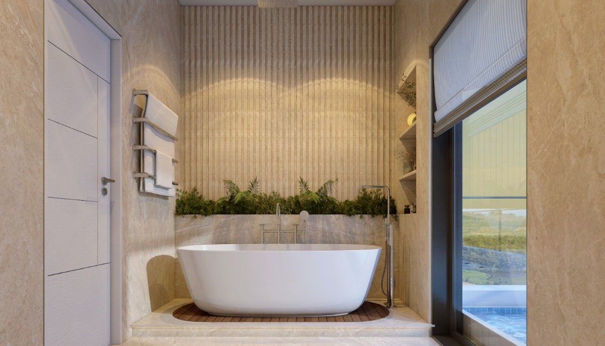 Designer Wash Area & Vanity