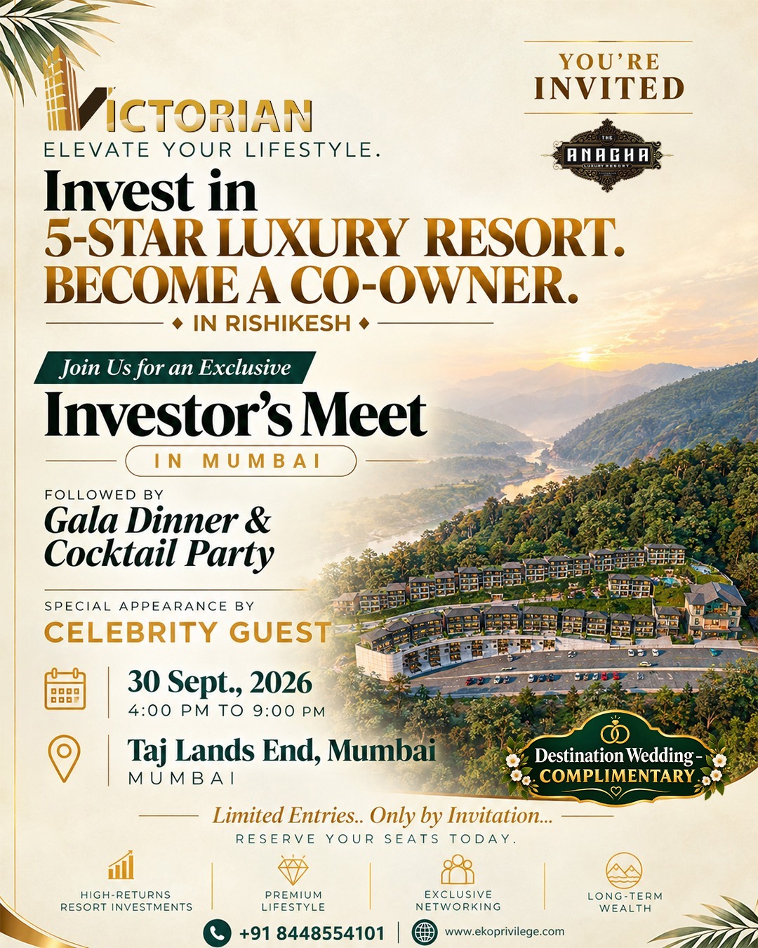 Invest In A 5-star Luxury Resort | Victorian Corp